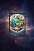 "Cuadro fútbol planeta tierra Mundial 2026 decoración hogar edición limitada"