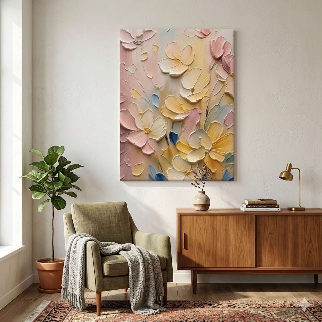 Paper Flower (lienzo 12 x16 in)