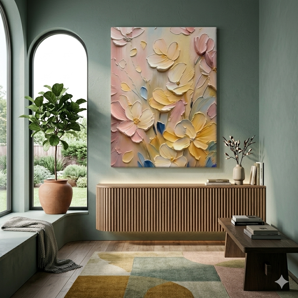 Paper Flower (lienzo 12 x16 in)